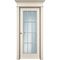 Межкомнатная дверь эмаль Оксфорд RAL 9001 со стеклом