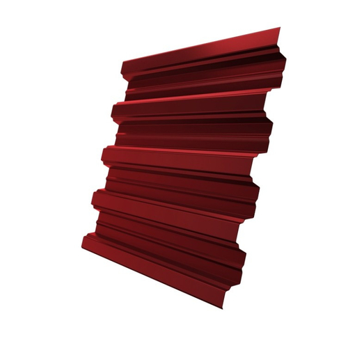 Профнастил H75 Железный Форт Pe 0,7 мм RAL 3011 коричнево-красный