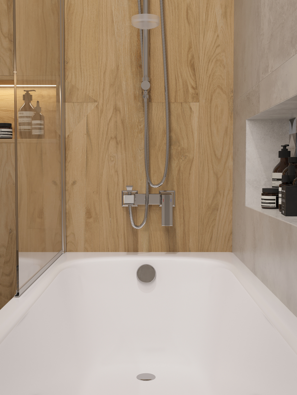 Смеситель для ванны с душем STWORKI Оденсе S12100CR хром