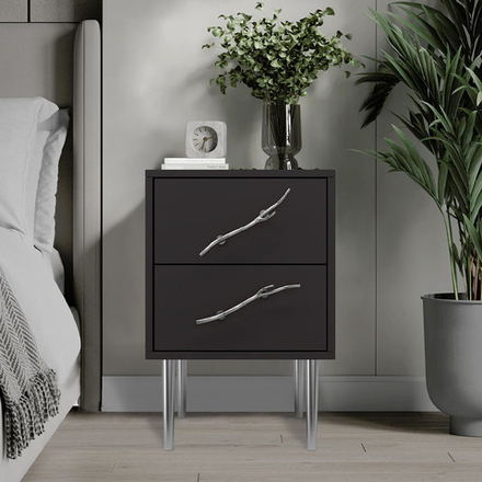 Тумба Арт Колор matte Стайл Сильвер Терпкий коричневый матовый