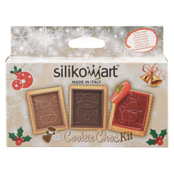 Набор для приготовления печенья Silikomart Snowman Slim