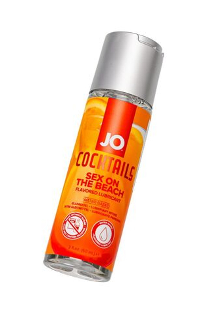Съедобный лубрикант со вкусом коктейля «Секс на пляже» JO H2O SEX ON THE BEACH, 60 мл