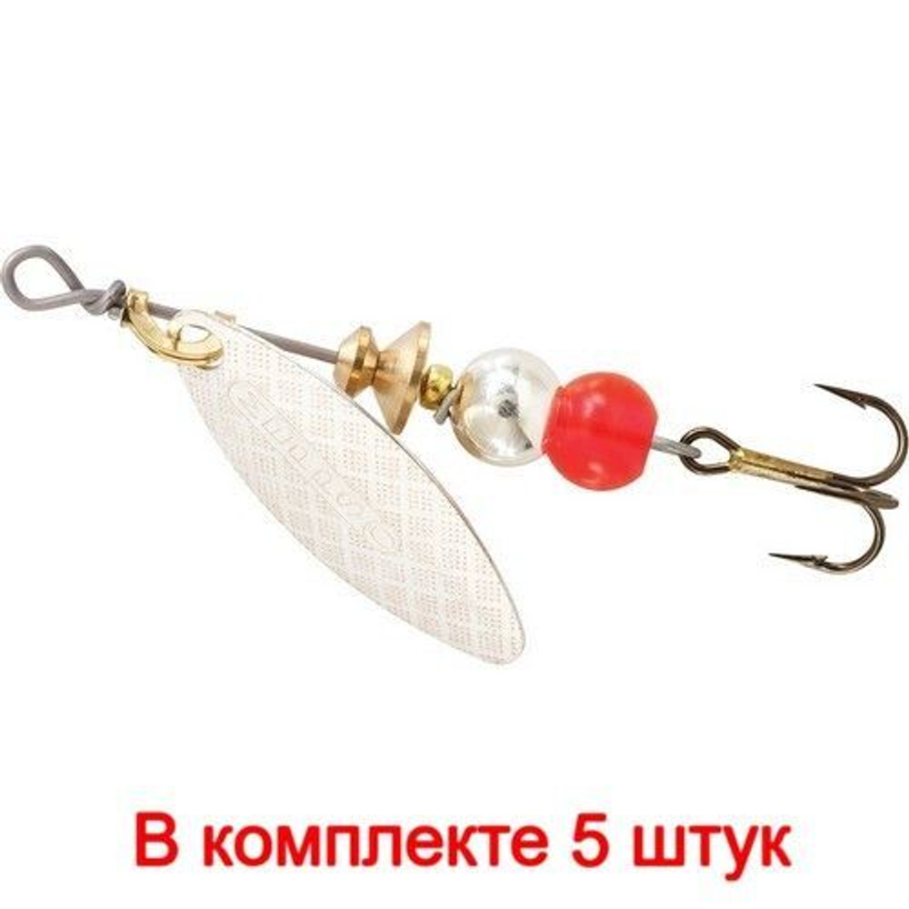 Блесна для рыбалки вращающаяся AGLIA LONG 2, Black