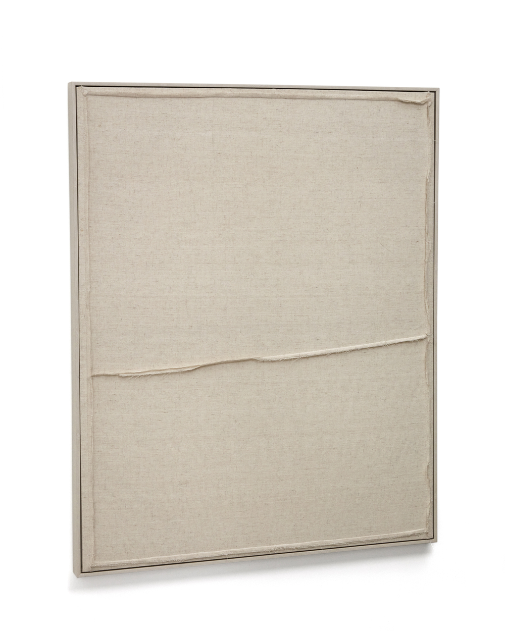 Maha Картина Белая с горизонтальной линией 82 х 102 см