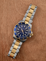 Часы кварцевые Neptune, blue gold