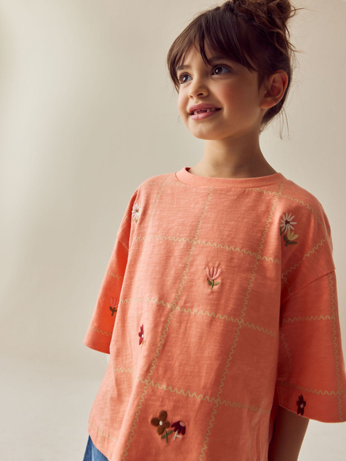Футболка для девочки Next E44-431, Оранжевый