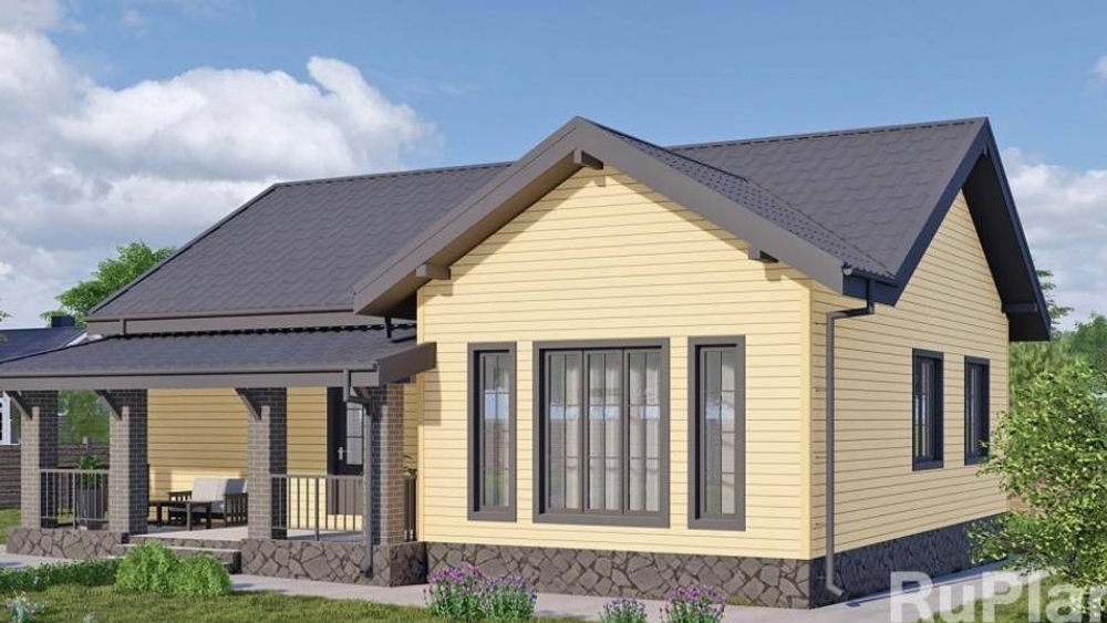 Проект Дома 90 кв. м одноэтажный К-39