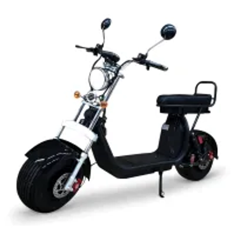 Электроскутер Citycoco Harley Chopper 2000W, 60В 20Ah Черный