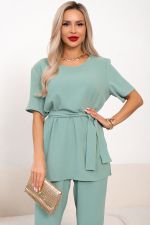 Костюм брючный (мята) К11-90/3 Nikol