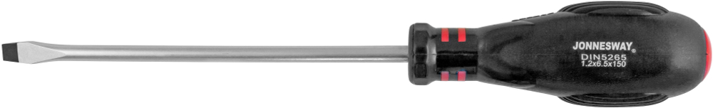 D03S6150 Отвертка стержневая шлицевая HERCULES, SL6.5х150 мм