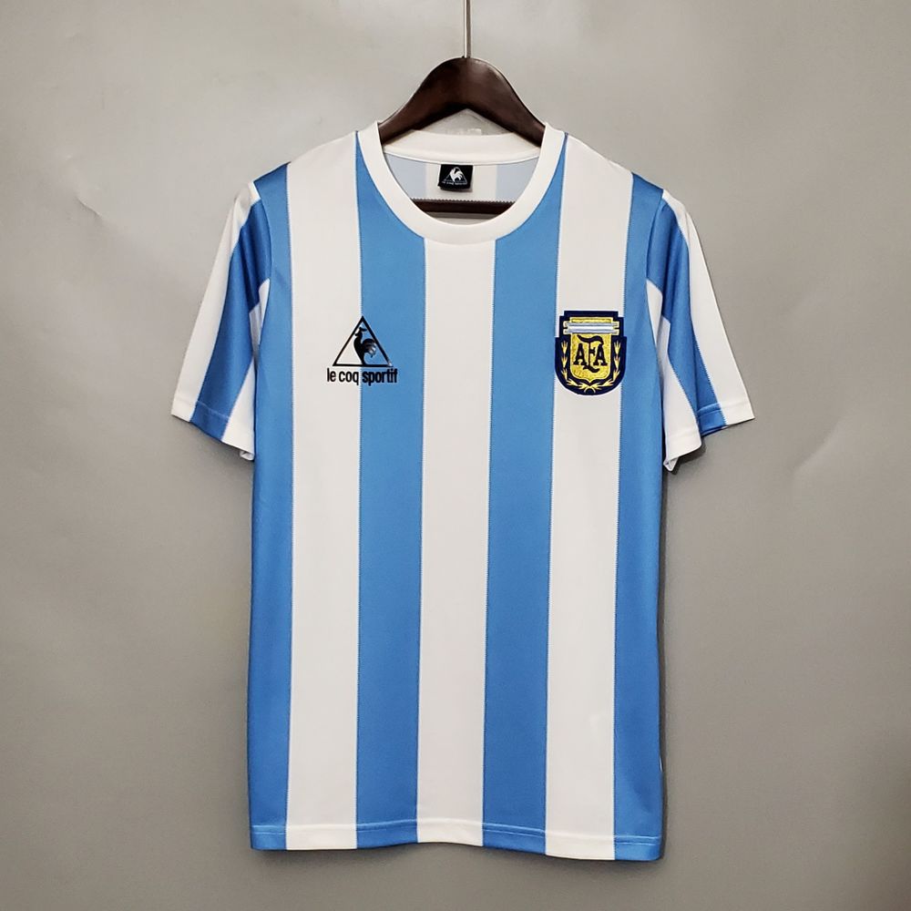 Домашняя ретро - форма сб. Аргентины 1986