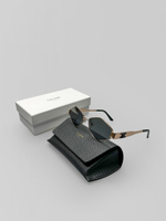 Очки 3092 геометрические с надписью на широких дужках