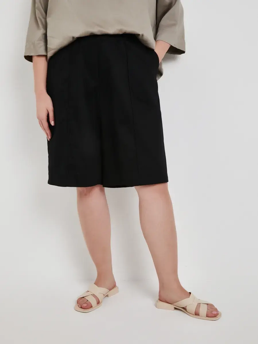 Шорты бермуды хлопковые