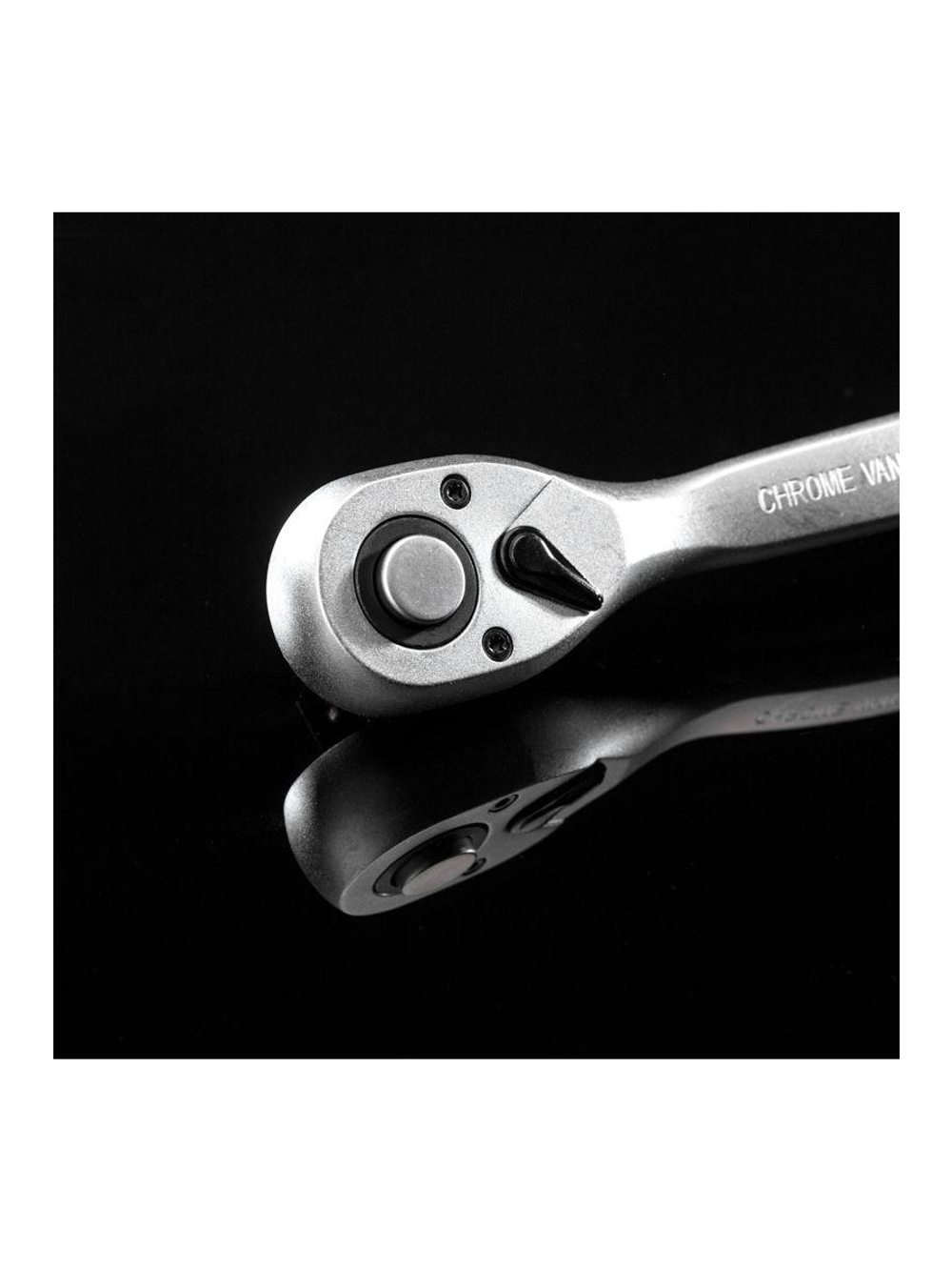Ключ-трещотка для торцовых головок 1/2 СrV 72 зубца Kranz KR-12-8401