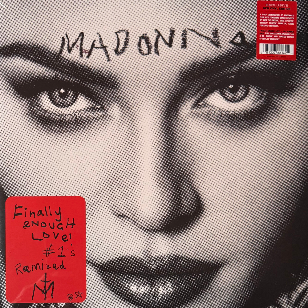 Madonna ‎– Finally Enough Love 2LP (Франция 2022г.) Red