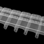 Шторная лента Oz-Is арт. 4202 MP глубокие складки, коэф сборки 1:2,5, цвет прозрачный (ширина 100 mm)