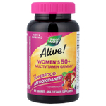 Nature's Way, Alive! ® жевательные мармеладки для женщин старше 50 лет, ягодное ассорти, 60 жевательных таблеток