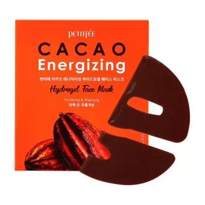 [PETITFEE] Гидрогелевая маска для лица КАКАО Cacao Energizing Hydrogel Face Mask