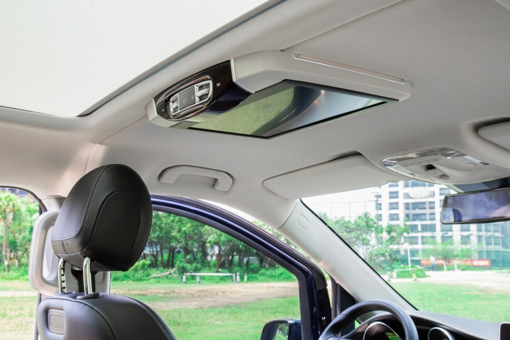 Монитор потолочный для Mersedes-Benz V класс - ERGO ER15AMS с экраном 15.6” (1920х1080 FullHD, Android, 3+32Gb) бежевый