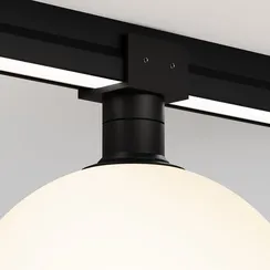Уличный трековый светильник Луна / Luna Elasity IP 3000К 9Вт 120° черный Outdoor o-tr01-2-s-9wb3k