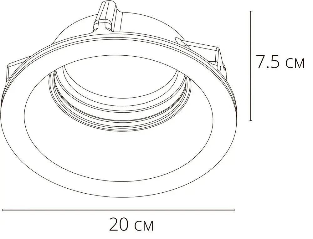 Точечный встраиваемый светильник Arte Lamp