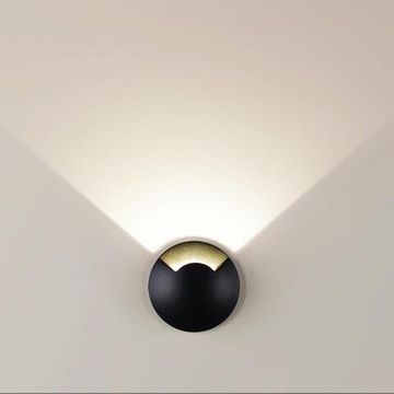 6662/1GL3 NATURE ODL25 691 черный/металл Встраиваемый грунтовый светильник IP67 LED 3W 3000K 75° 12V/24V WALD (нужен драйвер 357781/357782)