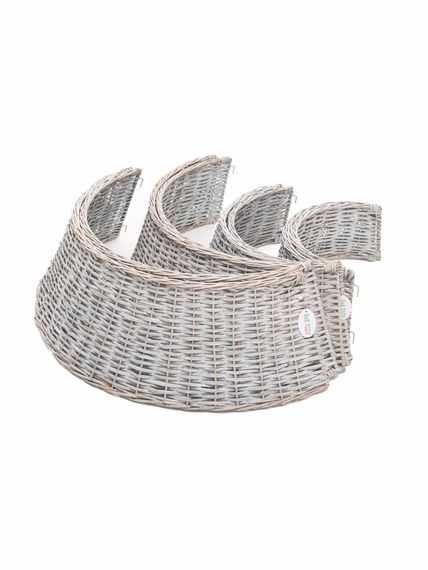 Корзина под елку Кантри Стайл 85*70*28 см., светлое дерево, разборная, ЕлкиТорг (85-231)