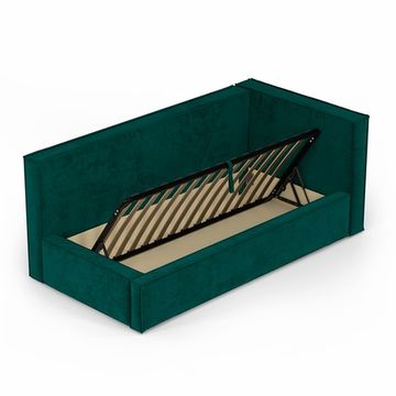 Кровать Bever ПРАВАЯ 140 с подъемным механизмом - Nebby 626