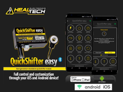 HT-IQSE-W1+HT-QSH-F1A HEALTECH WI-FI ELECTRONIC QUICK SHIFTER W/HARNESS (M 937)