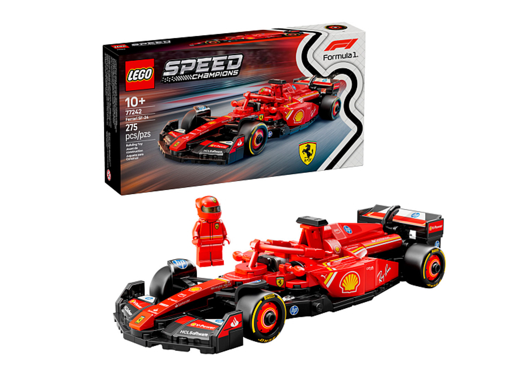 LEGO Speed Champions 77242 «Ferrari SF-24 F1» — болид 2024 для коллекции