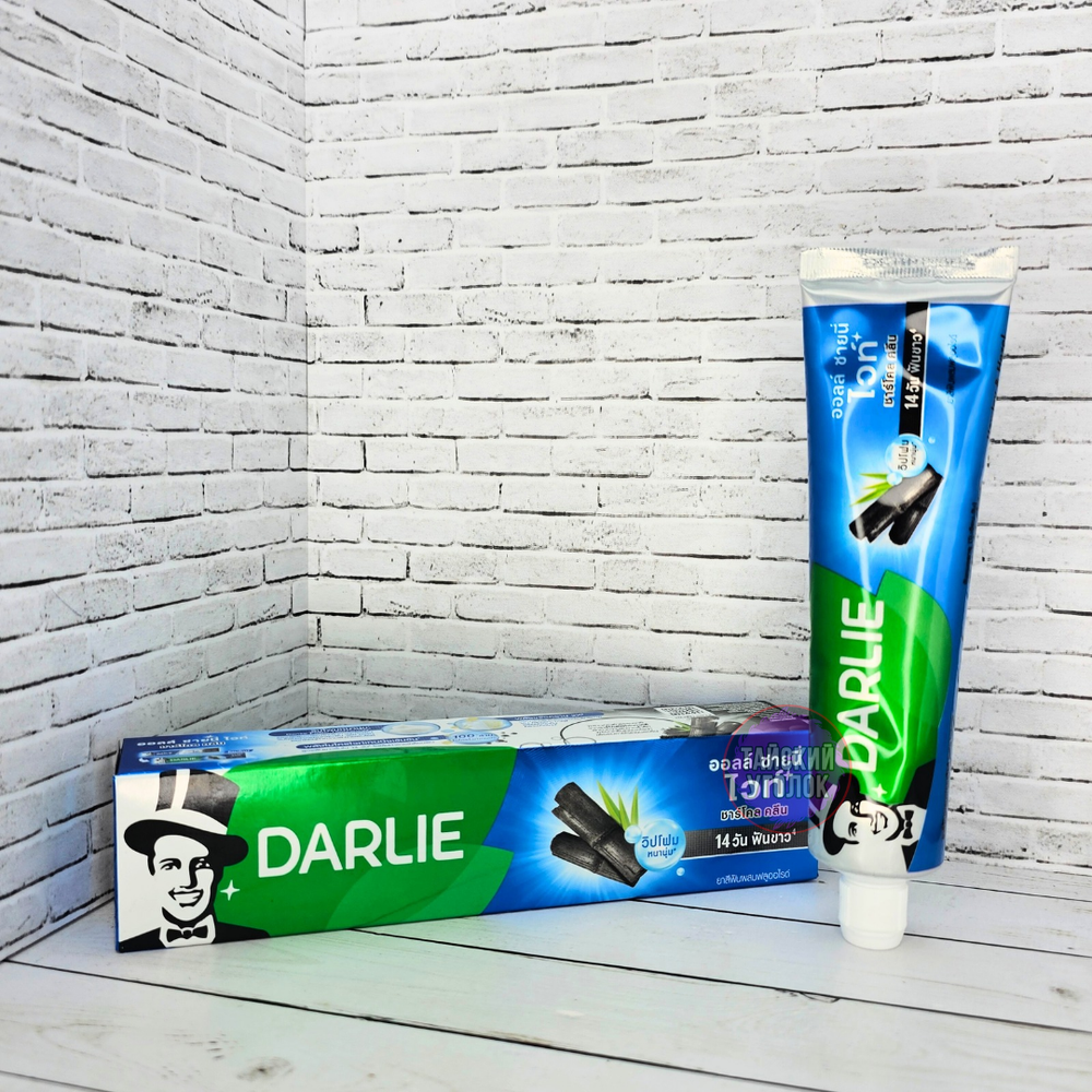 Зубная паста Darlie с древесным углем отбеливающая 140 гр.