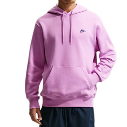 Куртка теннисная Nike Club Fleece Pullover - light magenta/white