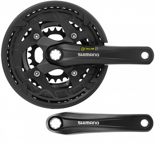 Шатуны 1/2"х3/32" 26/36/48 зуб. 170мм FC-T4010 Alivio SHIMANO алюминий чёрные