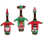 Украшение на бутылку «Новогодний наряд» 12*18 см