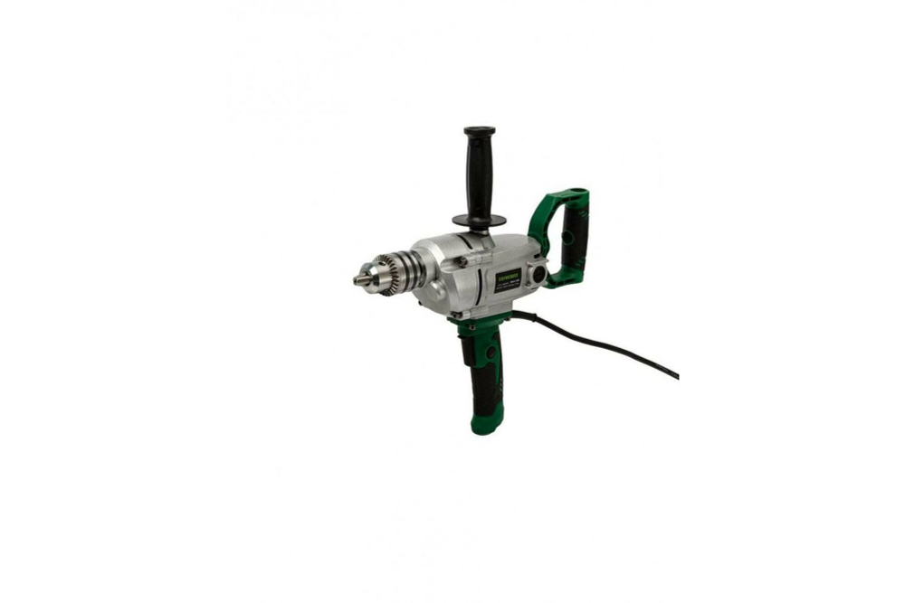 Строительный миксер FAVOURITE EM 16/1300, 1300 Вт зеленый/серый