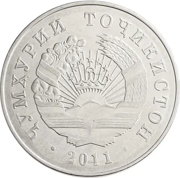 1 сомони 2011 Таджикистан