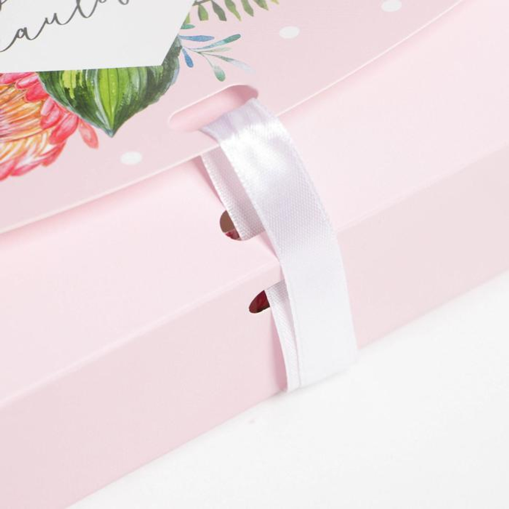 Коробка складная подарочная «Цветы», 16.5 х 12.5 х 5 см, БЕЗ ЛЕНТЫ