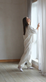 Брюки джоггеры "кокосовое молочко"