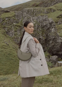 POLENE СУМКА NUMERO DIX, ОЛИВКОВЫЙ