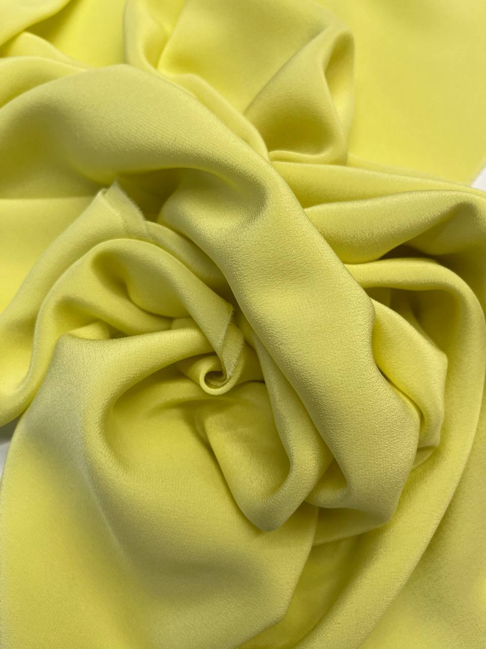 Шелк креп-шифон лимонный