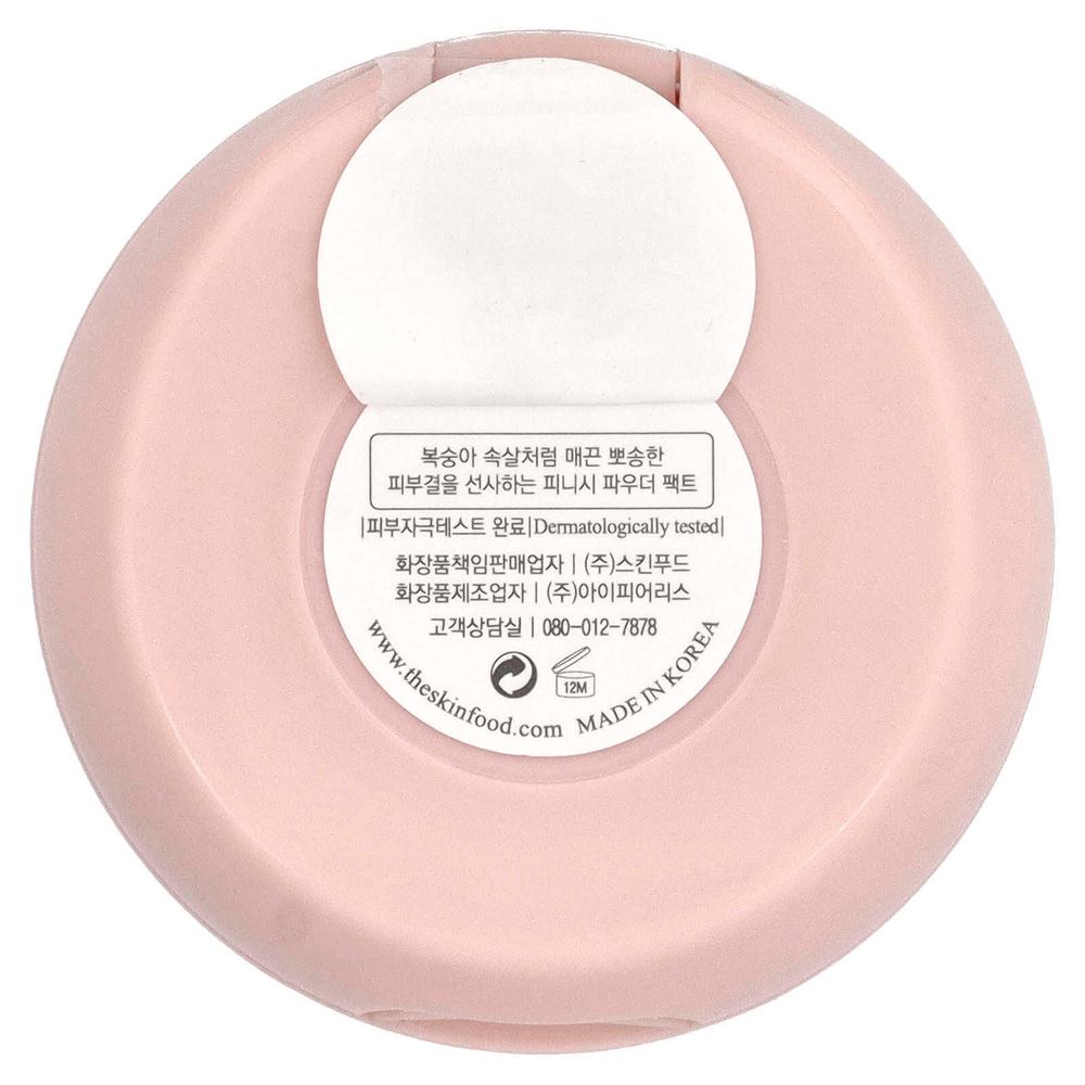 SKINFOOD, Персиковый хлопок Pore Blur Pact, 4 г
