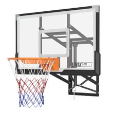 Баскетбольный щит регулируемый UNIX Line B-Backboard-PC 50&quot;x32&quot; R45