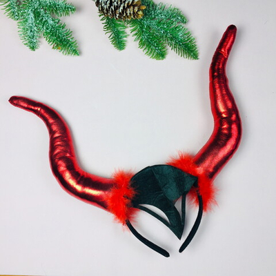 Ободок карнавальный «Дьяволёнок», красный