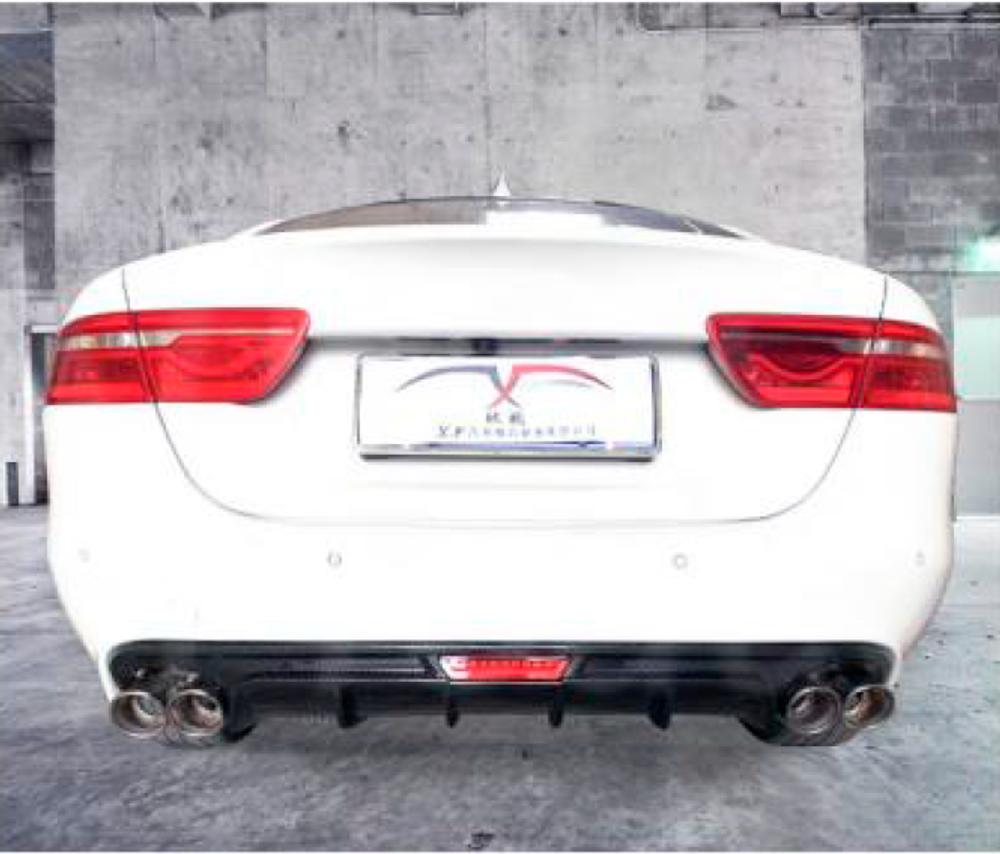 Карбоновый диффузор заднего бампера для Jaguar XE 2015-2019 Ягуар