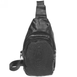 Сумка мужская «Major-crocodile», цвет черный, два отделения, 29*17*5,5см