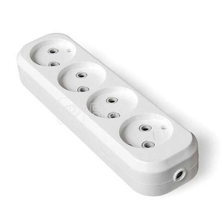 Колодка для удлинителя "IONICH" 4 гн. б/з