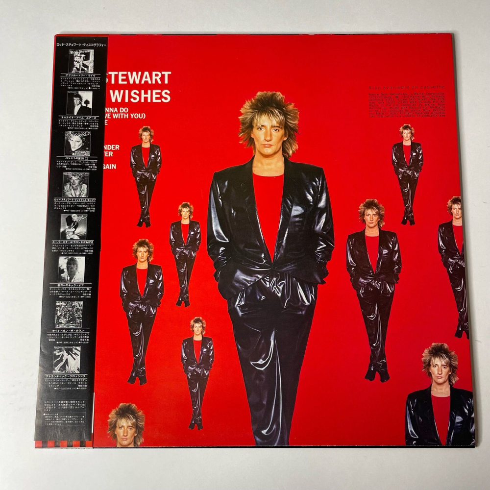 Винтажная виниловая пластинка LP Rod Stewart Body Wishes (Japan 1983) (Obi) Sweet Surrender