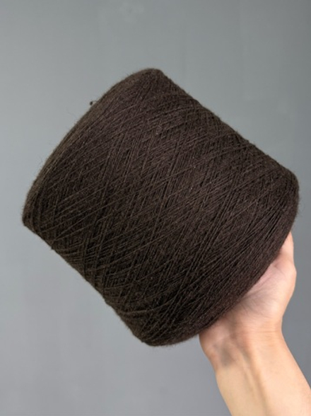 Пряжа Yak Mongolia 2/22 (100% як),1100м/100гр, горький шоколад