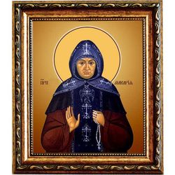 Макария (Феодосия Артемьева) преподобная старица. Икона на холсте.