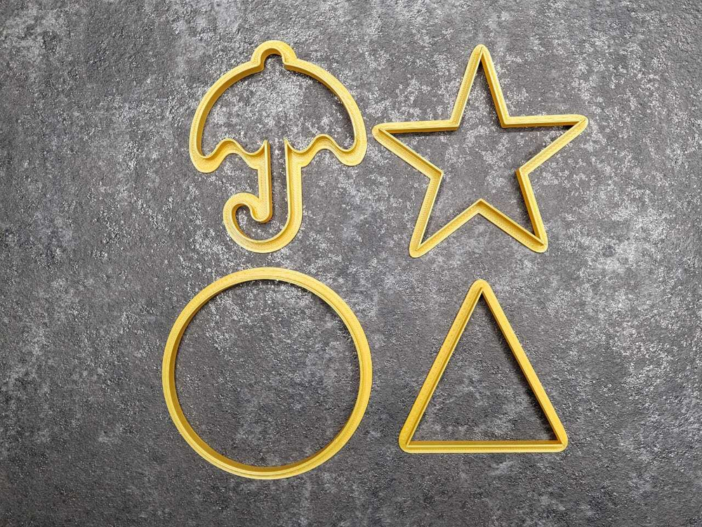 Комплект форм для печенья/пряника "Игра в кальмара"